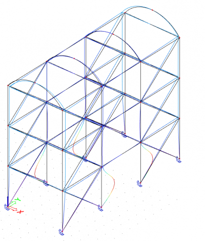 Second order analysis in SCIA Engineer