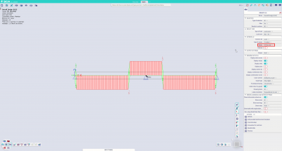 This results show you the unity check for each section of the 1D element