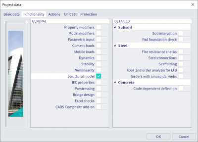 Project data