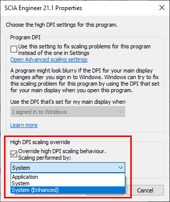 DPI scaling