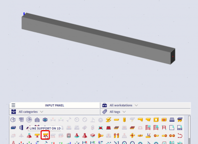 Scia Engineer FAQ - Define flexible line support - enter line support