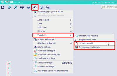 Scia Engineer FAQ - Composiet staal-beton balken visualiseren - Constructiemodel genereren