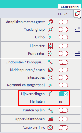 Lijnverdelingen