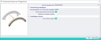 Converteer een algemeen vast lichaam naar een 1D element