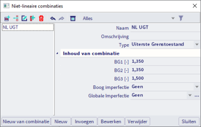 Niet-lineaire-combinaties