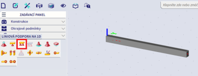 line support on 1D