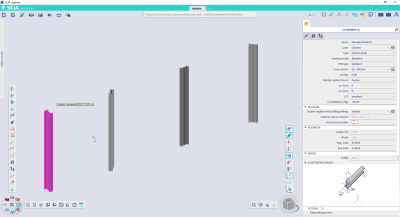 Rotated columns in SCIA Engineer