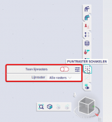 Scia Engineer FAQ - Instellingen voor lijnrasters en puntraster - lijnrasterinstellingen navicube