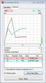 Advanced geometric non-linear analysis - cable